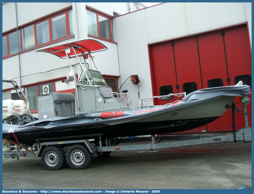 -
Corpo Nazionale Vigili del Fuoco
Nucleo Soccorso Subacqueo e Acquatico
Joker Boat Clubman 24
Parole chiave: Corpo;Nazionale;Vigili del Fuoco;Vigili;Fuoco;Imbarcazione;Battello Pneumatico;Joker Boat;Clubman 24;NSSA;N.S.S.A.;Soccorso;Subacqueo;Acquatico;Sommozzatori;Subacquei