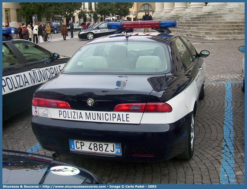 -
Polizia Municipale
Comune di Padova
Alfa Romeo 156 II serie
Parole chiave: PL;P.L.;PM;P.M.;Polizia;Locale;Municipale;Padova;Alfa Romeo;156