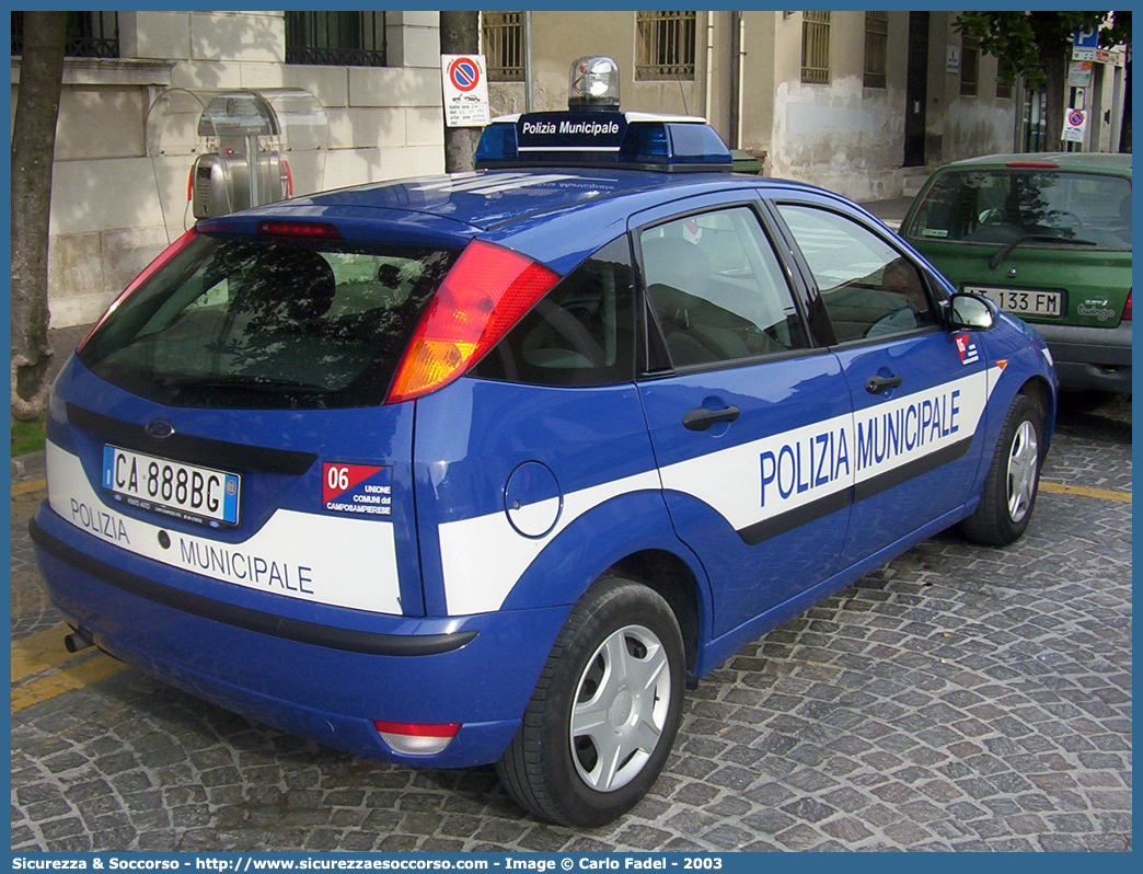 -
Polizia Municipale
Federazione Comuni del Camposampierese
Ford Focus I serie
Parole chiave: Polizia;Locale;Municipale;Camposampierese;Borgoricco;Campodarsego;Camposampiero;Loreggia;San Giorgio delle Pertiche;Santa Giustina in Colle;Villa del Conte;Villanova di Camposampiero;Ford;Focus