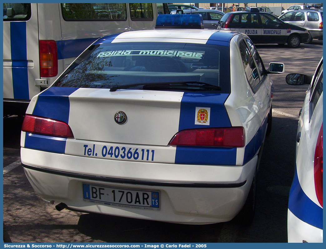 -
Polizia Municipale
Comune di Trieste
Alfa Romeo 146
Allestitore Orlandi S.r.l.
Parole chiave: Polizia;Municipale;Locale;Trieste;Alfa Romeo;146;Orlandi