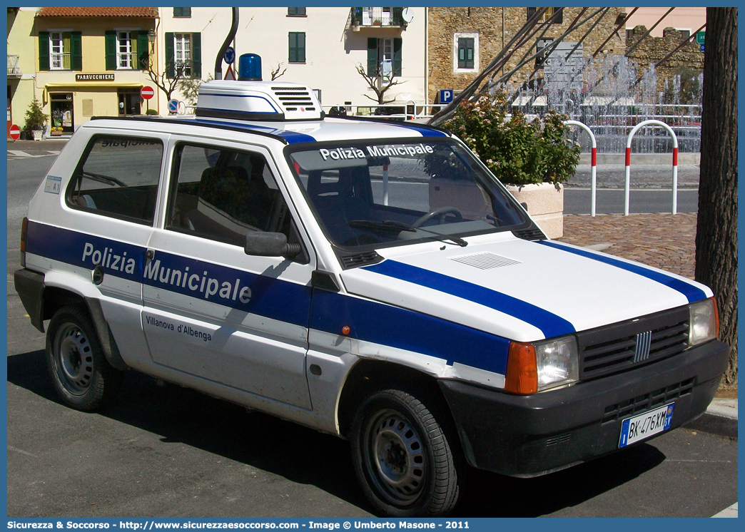 -
Polizia Municipale
Comune di Villanova d'Albenga
Fiat Panda II serie
Parole chiave: Polizia;Locale;Municipale;Villanova d'Albenga;Villanova Albenga;Fiat;Panda