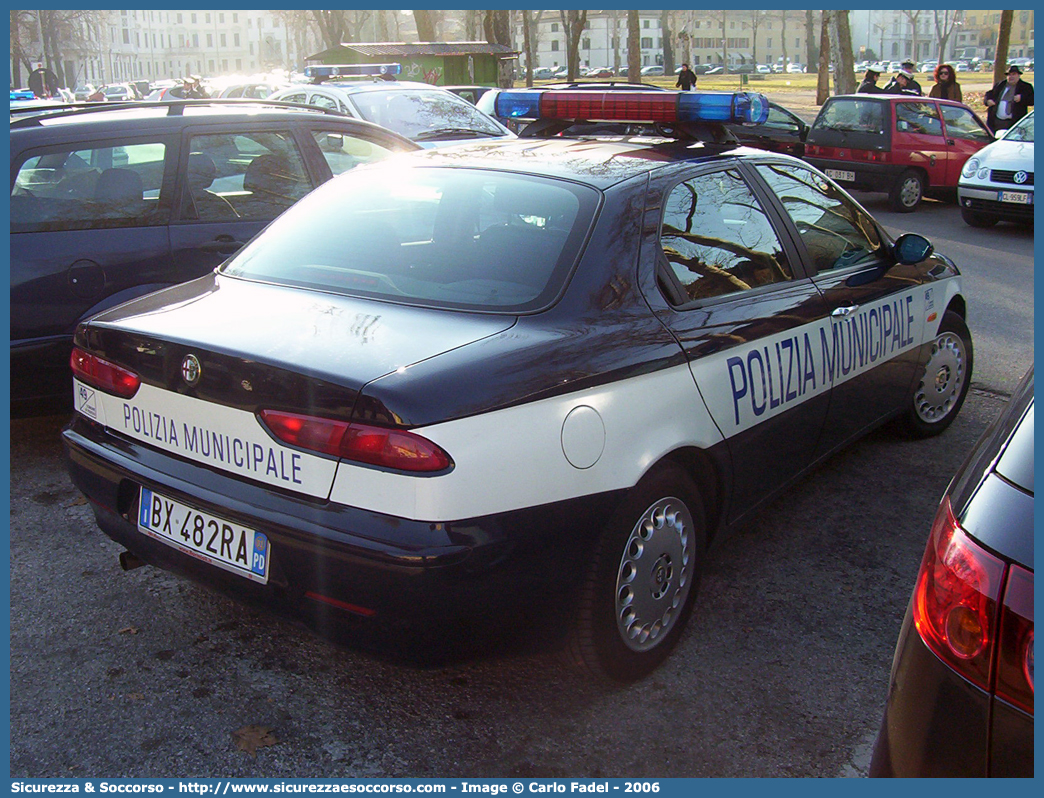 -
Polizia Municipale
Comune di Padova
Alfa Romeo 156
Parole chiave: Polizia;Locale;Municipale;Padova;Alfa Romeo;156