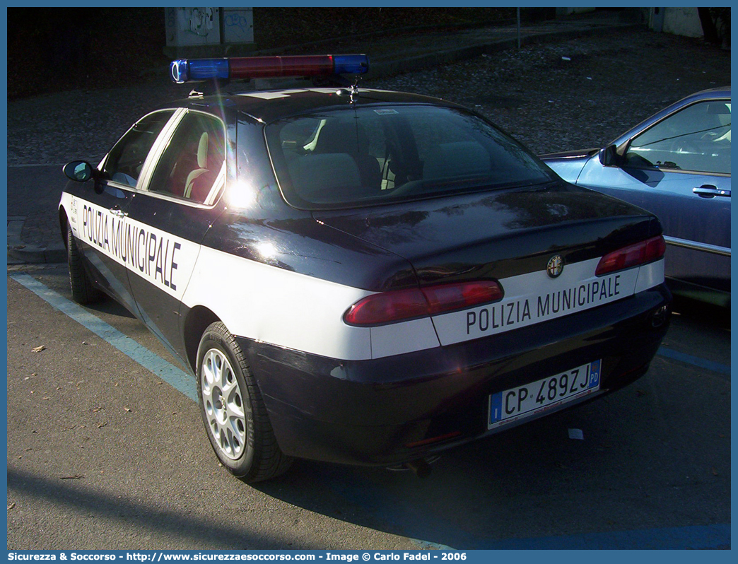 -
Polizia Municipale
Comune di Padova
Alfa Romeo 156 II serie
Parole chiave: PL;P.L.;PM;P.M.;Polizia;Locale;Municipale;Padova;Alfa Romeo;156