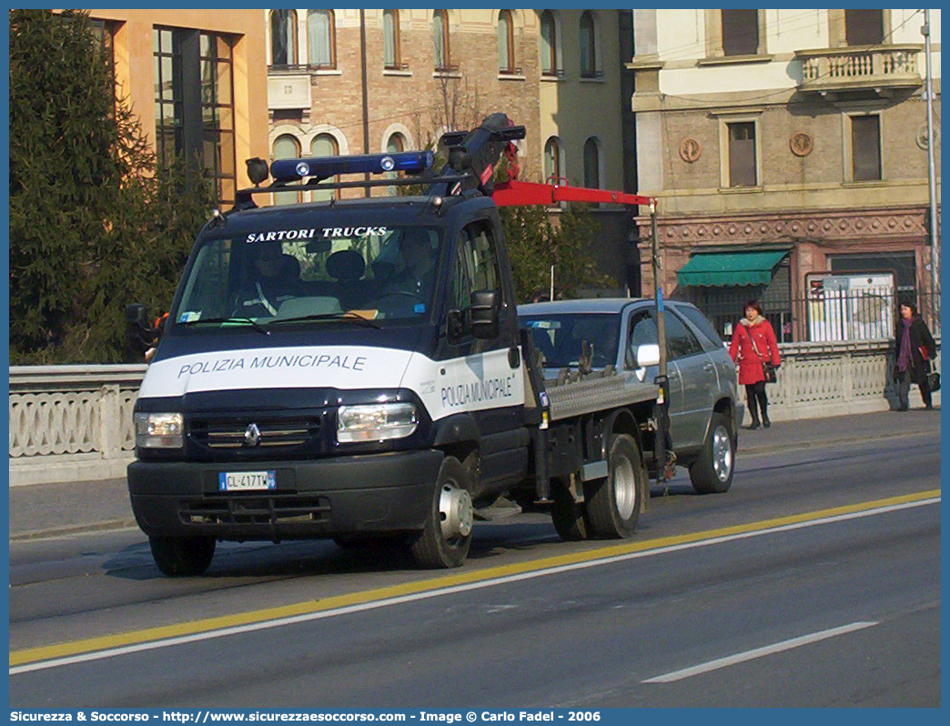 -
Polizia Municipale
Comune di Padova
Renault Mascott II serie
Parole chiave: Polizia;Locale;Municipale;Padova;Renault;Mascott