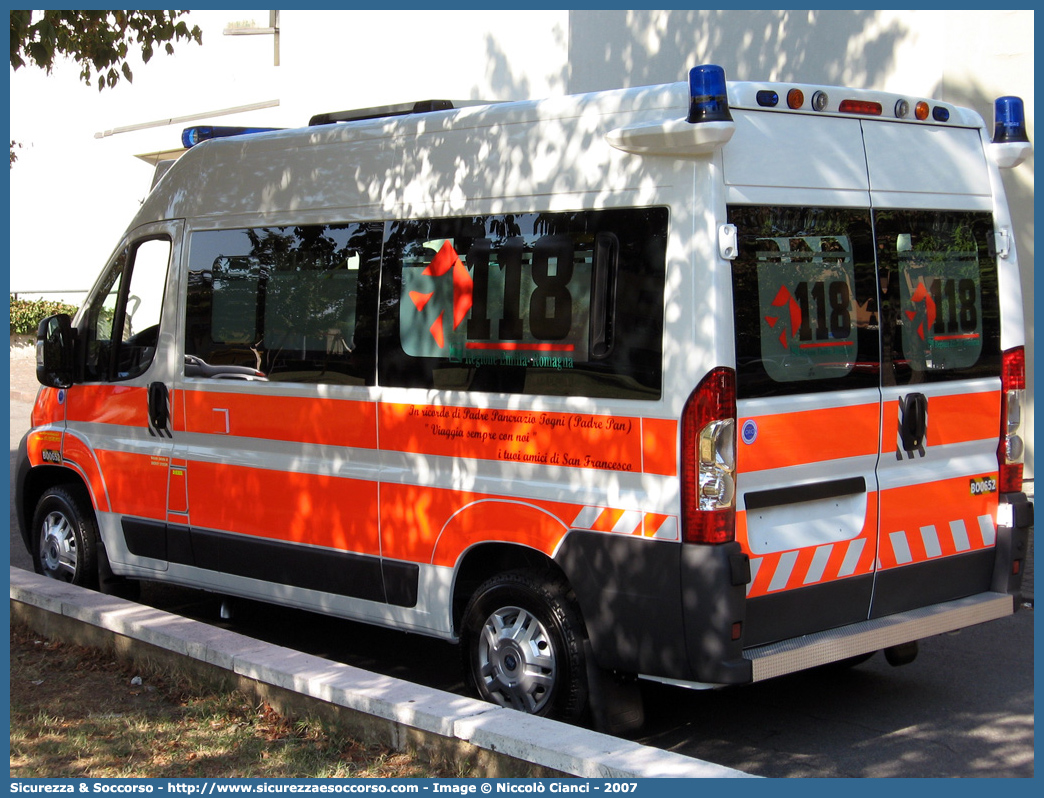 BO 0652
118 Bologna Soccorso
Fiat Ducato III serie
Allestitore Orion S.r.l.
Parole chiave: 118;Bologna;Soccorso;Ambulanza;Autoambulanza;Fiat;Ducato;X250;X 250;Orion