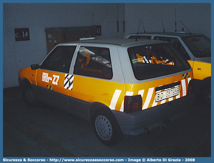 BO 2756
118 Bologna Soccorso
Fiat Uno II serie
Allestitore Grazia
Parole chiave: 118;Bologna;Soccorso;Fiat;Uno