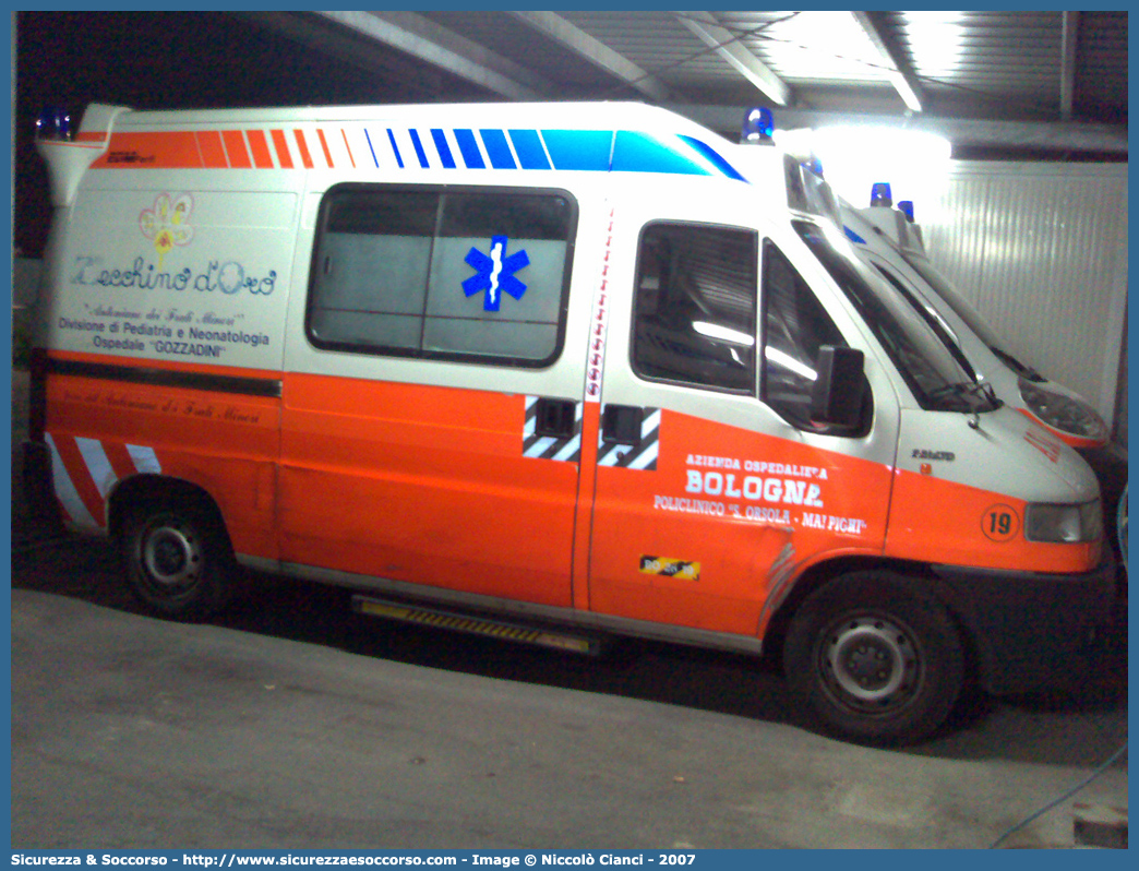 BO 2819
118 Bologna Soccorso
Fiat Ducato II serie
Allestitore EDM S.r.l.
Parole chiave: 118;Bologna;Soccorso;Ambulanza;Fiat;Ducato