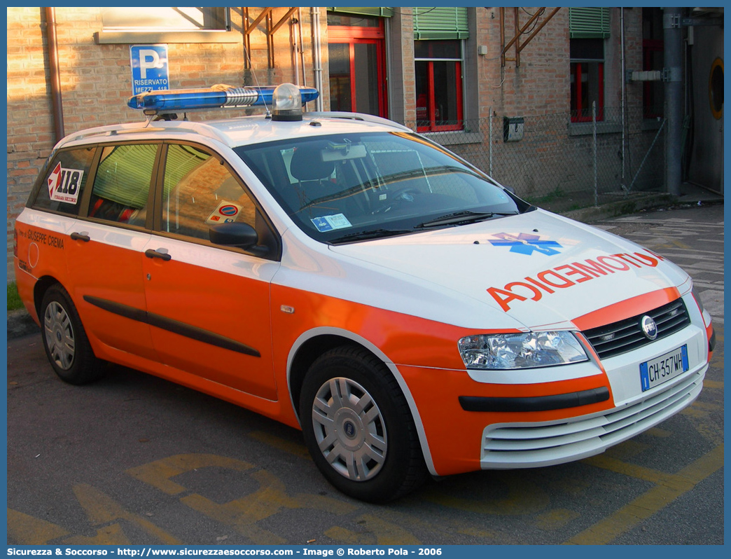 FE 3144
118 Ferrara Soccorso
Fiat Stilo Multiwagon
Allestitore EDM S.r.l.
Parole chiave: 118;Ferrara;Soccorso;Automedica;Automedicalizzata;Auto Medica;Auto Medicalizzata;Fiat;Stilo;Multiwagon;Multi Wagon;SW;S.W.;EDM