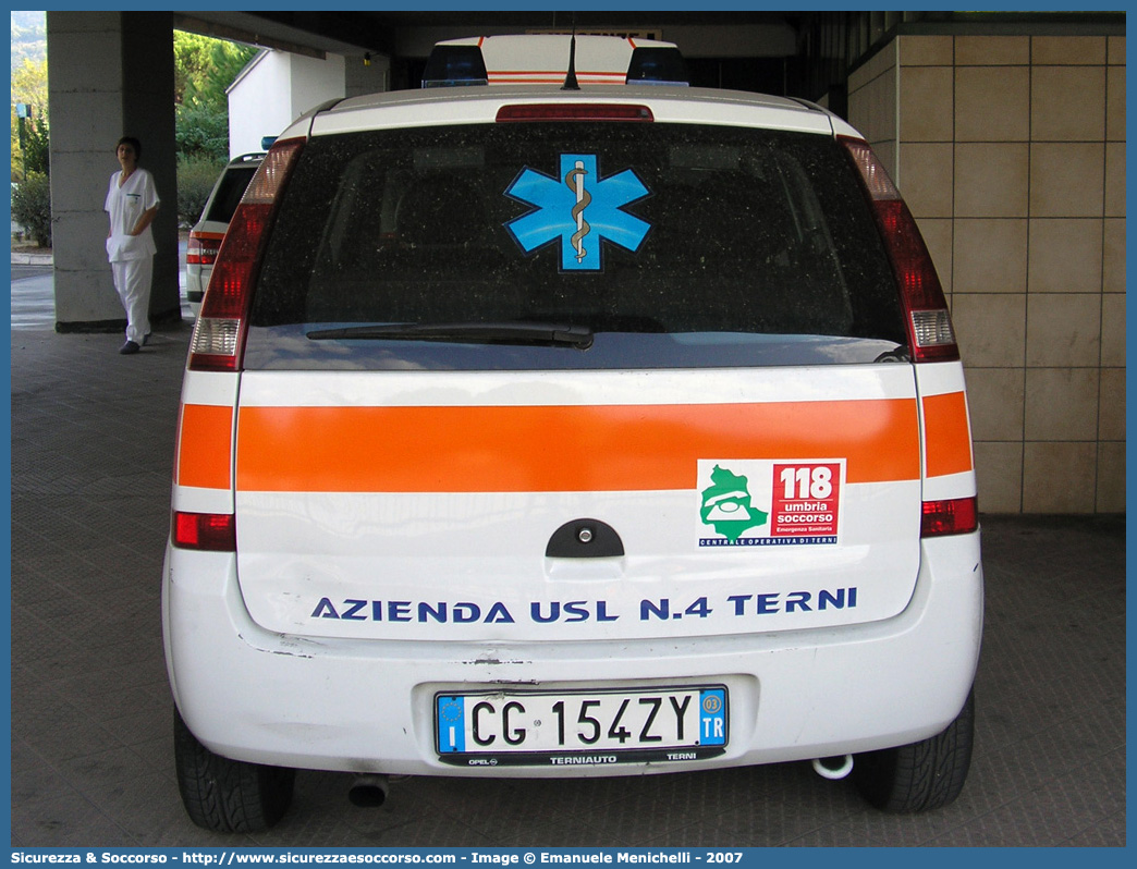 -
118 Umbria Soccorso
Azienda USL Umbria 2
Opel Meriva I serie
Allestitore Bollanti S.r.l.
(variante)
Parole chiave: 118;Umbria;Soccorso;Terni;Automedica;Opel;Meriva