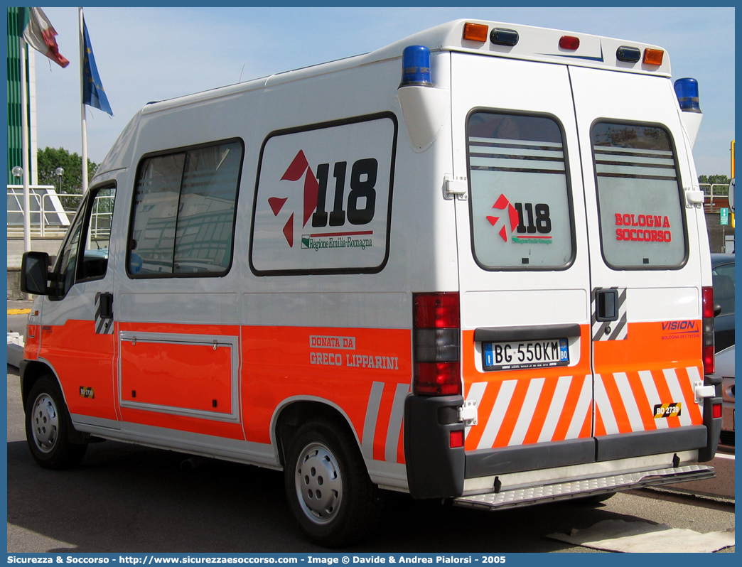 BO 2739
118 Bologna Soccorso
Fiat Ducato II serie
Parole chiave: 118;Bologna;Soccorso;Ambulanza;Fiat;Ducato