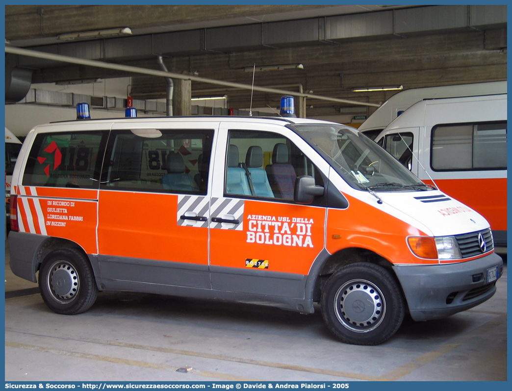 BO 2726
118 Bologna Soccorso
Mercedes Benz Classe V I serie
Allestitore Vision S.r.l.
Parole chiave: 118;Bologna;Soccorso;Automedica;Mercedes Benz;Vito;Vision