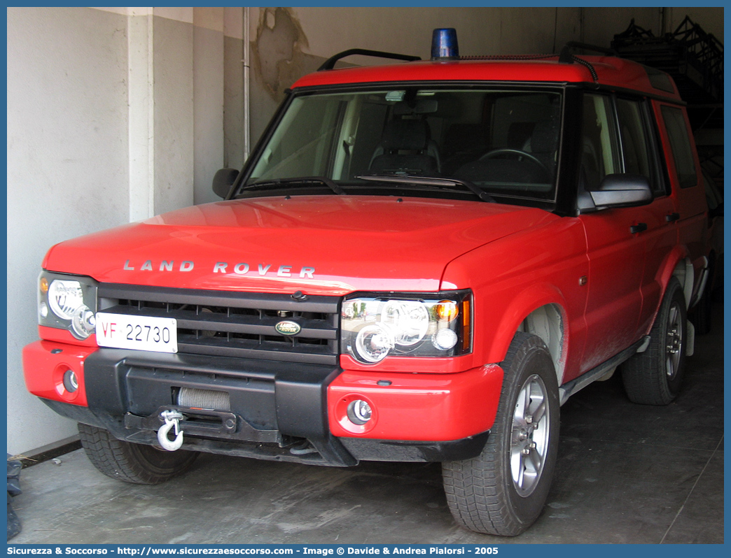 VF 22730
Corpo Nazionale Vigili del Fuoco
Land Rover Discovery II serie restyling
Parole chiave: Corpo;Nazionale;Vigili del Fuoco;Vigili;Fuoco;Land Rover;Discovery