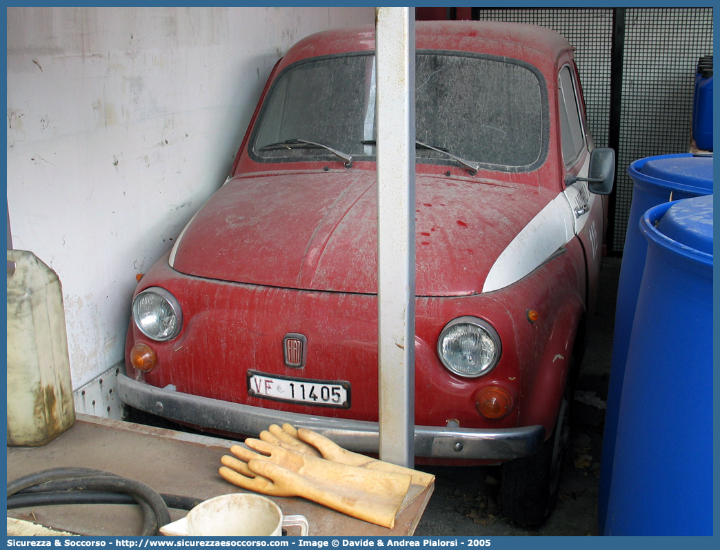 VF 11405
Corpo Nazionale Vigili del Fuoco
Fiat 500 "Giardinetta"
Parole chiave: VVF;V.V.F.;Corpo;Nazionale;Vigili;del;Fuoco;Fiat;500;Giardinetta