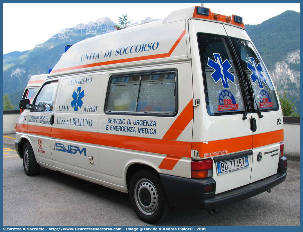 PAPA 2
SUEM 118 Belluno
Azienda ULSS 1 - Dolomiti
Pieve di Cadore
Volkswagen Transporter T4
Allestitore Nuova Lasamea
Parole chiave: 118;SUEM;S.U.E.M.;Belluno;Pieve di Cadore;Ambulanza;Volkswagen;Transporter;T4;Nuova Lasamea