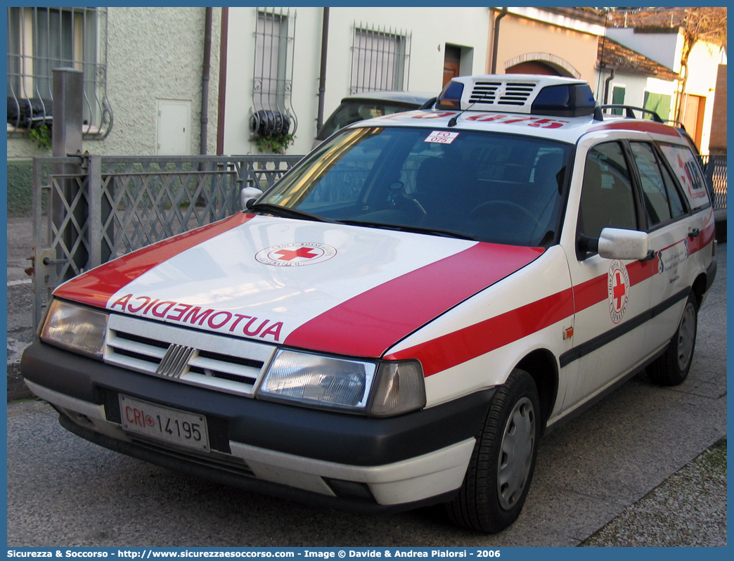 CRI 14195
Croce Rossa Italiana
Cesenatico
Fiat Tempra Station Wagon
Allestitore Aricar S.p.A.
Parole chiave: CRI;C.R.I.;Croce Rossa Italiana;Automedica;Auto medica;Automedicalizzata;Auto medicalizzata;Fiat;Tempra;Station Wagon;Cesenatico;14195;Aricar