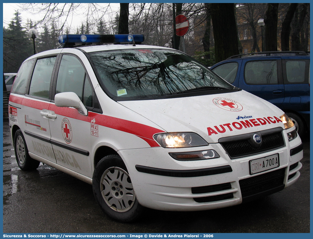 CRI A700A
Croce Rossa Italiana
Parma
Fiat Ulysse III serie
Allestitore Aricar S.p.A.
Parole chiave: CRI;C.R.I.;Croce Rossa Italiana;Automedica;Auto medica;Automedicalizzata;Auto medicalizzata;Fiat;Ulysse;Parma;A700A;Aricar