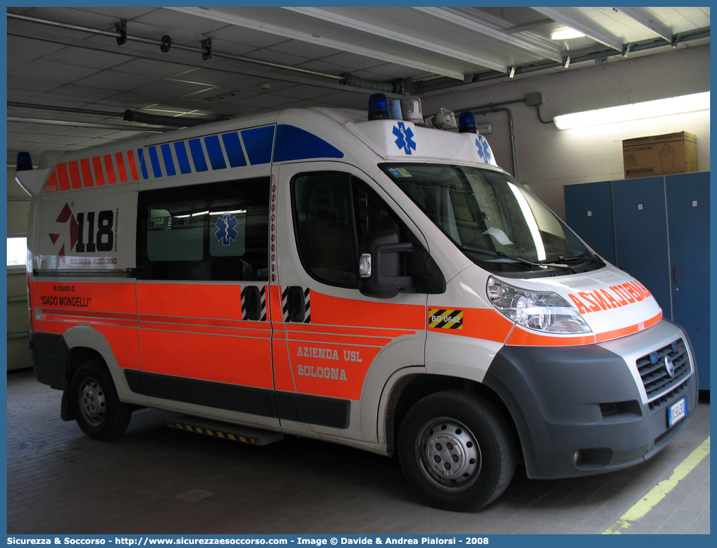 BO 0642
118 Bologna Soccorso
Fiat Ducato III serie
Allestitore EDM S.r.l.
Parole chiave: 118;Bologna;Soccorso;Ambulanza;Autoambulanza;Fiat;Ducato;X250;X 250;EDM;E.D.M.