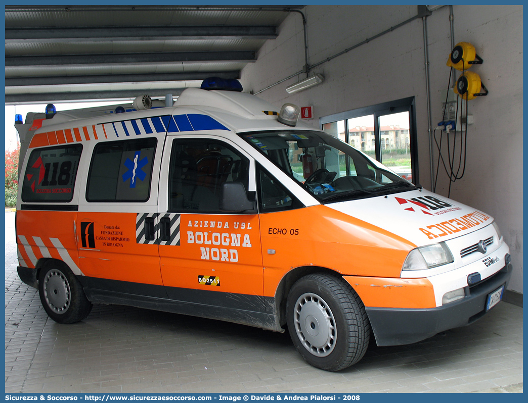 BO 2511
118 Bologna Soccorso
Fiat Scudo I serie
Allestitore EDM S.r.l.
Parole chiave: 118;Bologna;Soccorso;Automedica;Fiat;Scudo;EDM