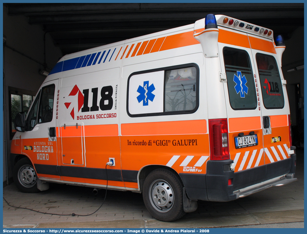 BO 2513
118 Bologna Soccorso
Fiat Ducato II serie restyling
Parole chiave: 118;Bologna;Soccorso;Ambulanza;Fiat;Ducato