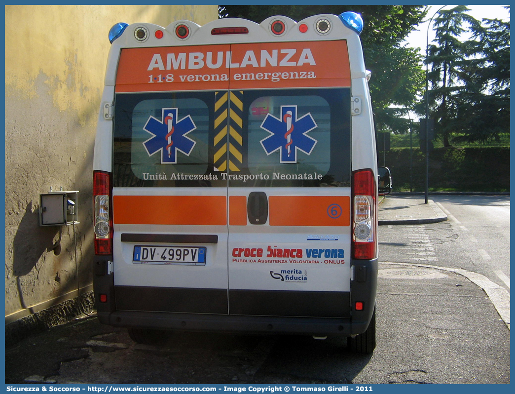 6
Croce Bianca Verona
Fiat Ducato III serie
Allestitore Bollanti S.r.l.
Parole chiave: Croce Bianca;Verona;Pubblica;Assistenza;Ambulanza;Fiat;Ducato x250