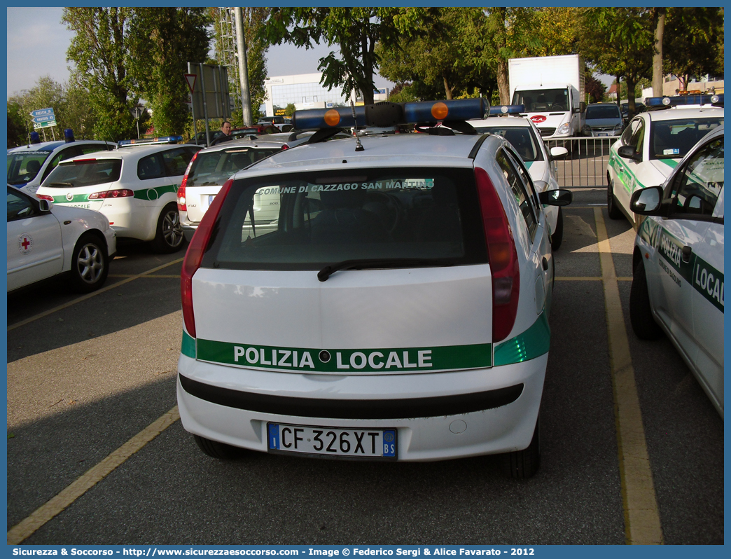 -
Polizia Locale
Comune di Cazzago San Martino
Fiat Punto II serie
Parole chiave: Polizia;Locale;Municipale;Cazzago San Martino;Fiat;Punto;II serie