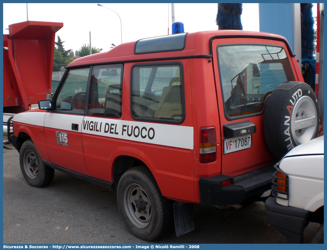 VF 17087
Corpo Nazionale Vigili del Fuoco
Land Rover Discovery I serie
Parole chiave: VVF;V.V.F.;Corpo;Nazionale;Vigili;del;Fuoco;Land Rover;Discovery