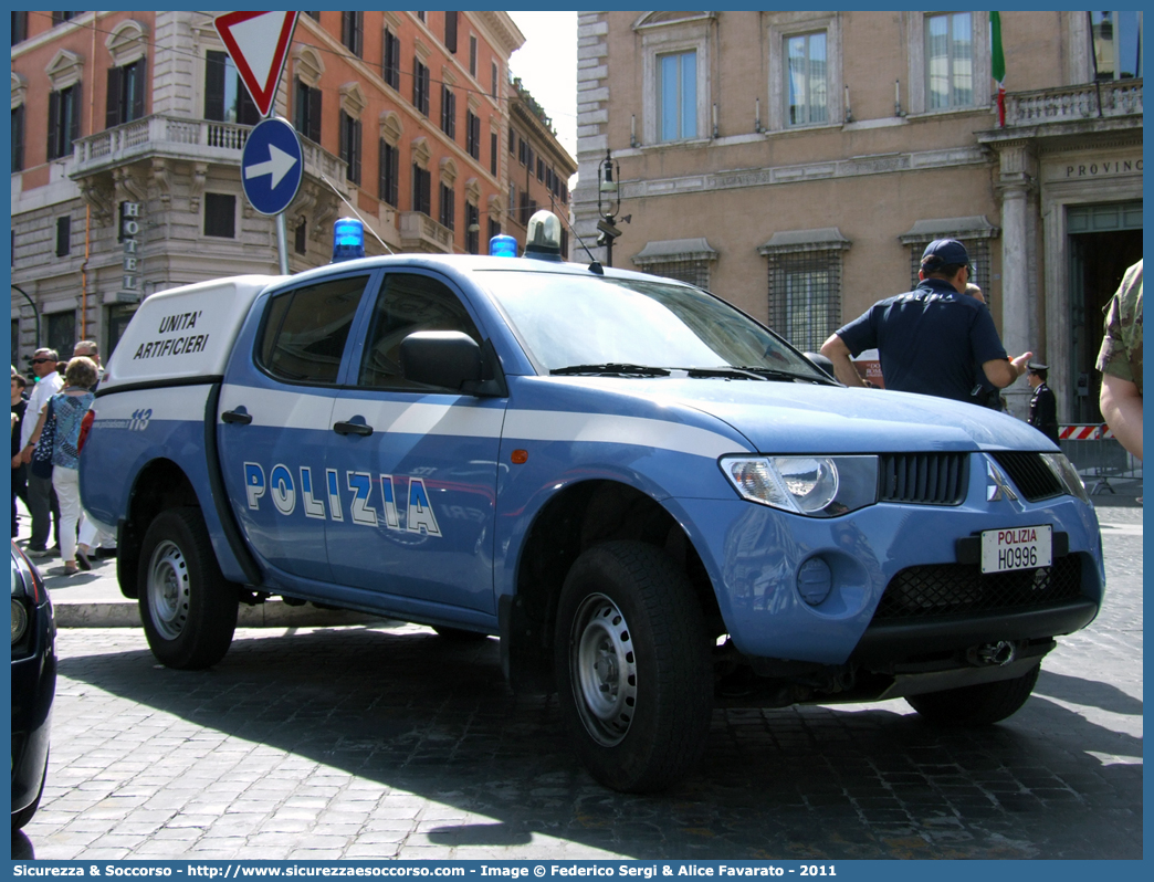 Polizia H0996
Polizia di Stato
Artificieri Antisabotaggio
Mitsubishi L200 IV serie
Parole chiave: PS;P.S.;Polizia;Stato;Pubblica;Sicurezza;Artificieri;Antisabotaggio;Mitsubishi;L200;H0996