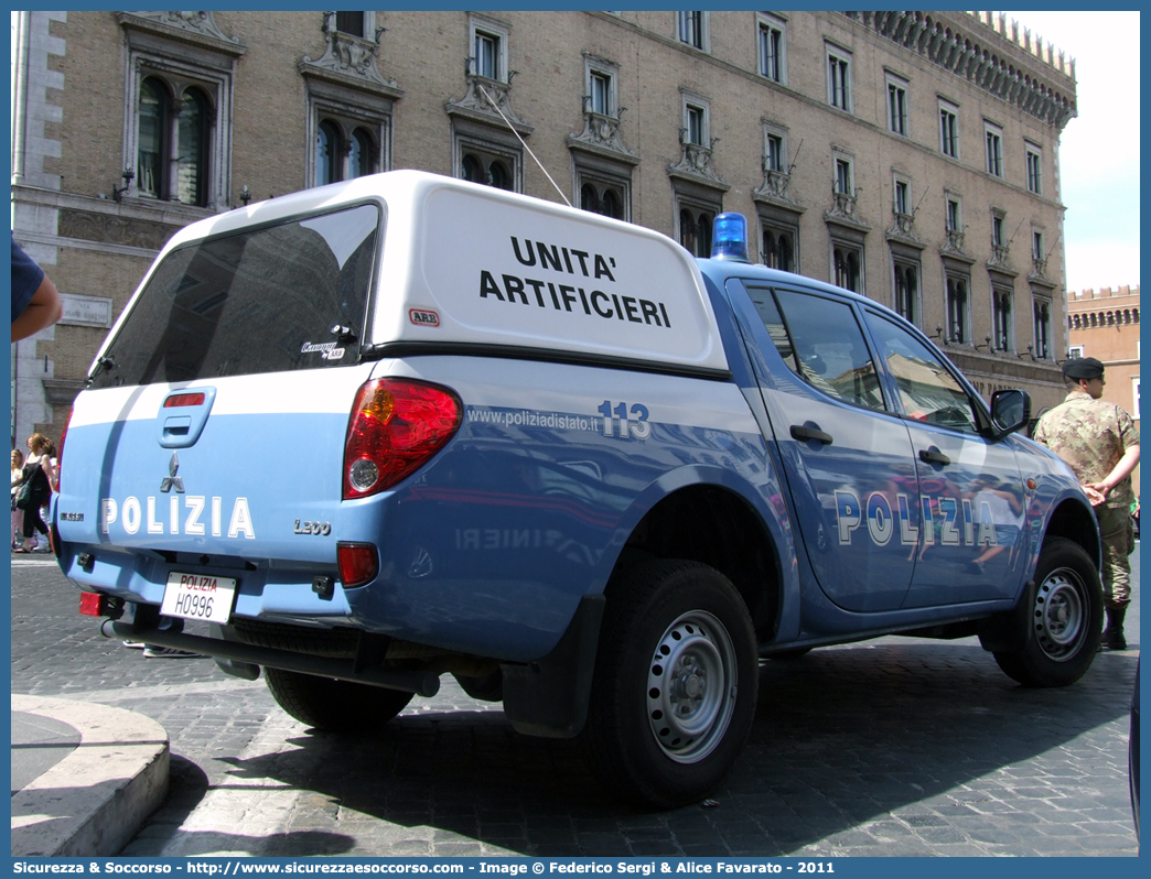 Polizia H0996
Polizia di Stato
Artificieri Antisabotaggio
Mitsubishi L200 IV serie
Parole chiave: PS;P.S.;Polizia;Stato;Pubblica;Sicurezza;Artificieri;Antisabotaggio;Mitsubishi;L200;H0996