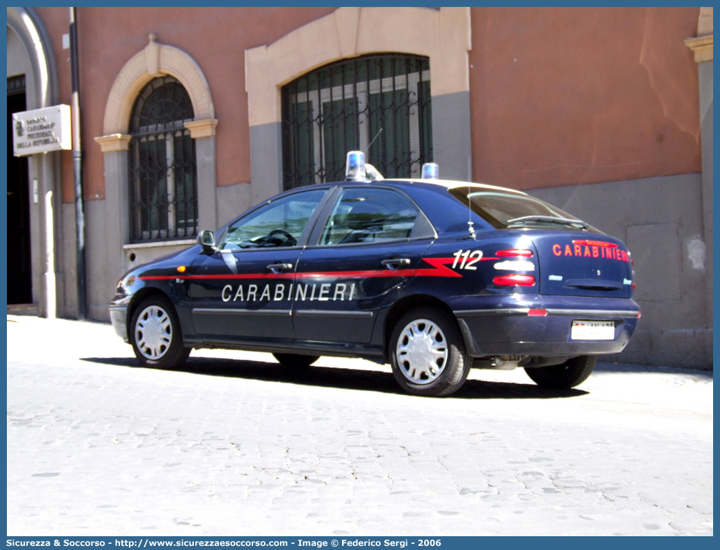 CC AN173
Arma dei Carabinieri
Reparto Carabinieri Presso la Presidenza della Repubblica
Fiat Brava
Parole chiave: CCAN173;Arma dei Carabinieri;Reparto Carabinieri Presso la Presidenza della Repubblica;Fiat Brava