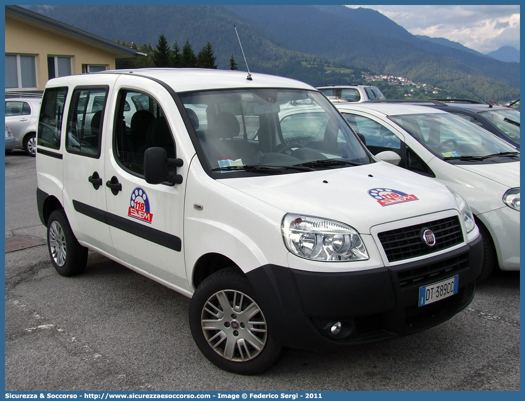 -
SUEM 118 Belluno
Azienda ULSS 1 - Dolomiti
Pieve di Cadore
Fiat Doblò I serie restyling
Parole chiave: 118;SUEM;S.U.E.M.;Belluno;Pieve di Cadore;Fiat;Doblò