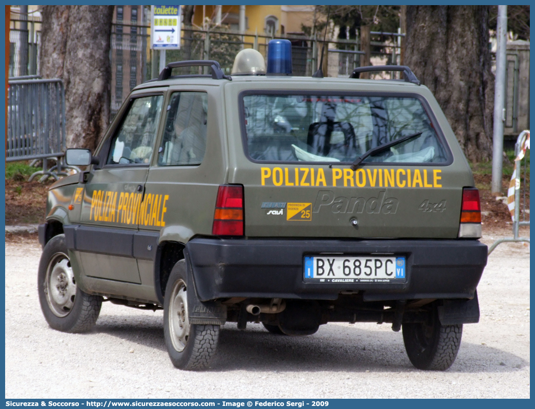 -
Polizia Provinciale
Provincia di Vicenza
Fiat Panda 4x4 II serie
Parole chiave: Polizia;Locale;Provinciale;Vicenza;Fiat;Panda;4x4;4 x 4