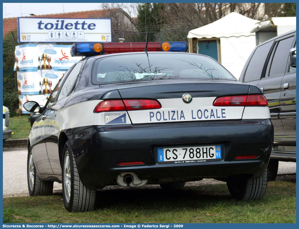 -
Polizia Locale
Comune di Romano d'Ezzellino
Alfa Romeo 156 II serie
Parole chiave: Polizia;Locale;Municipale;Romano d'Ezzellino;Romano Ezzellino;Alfa Romeo;156