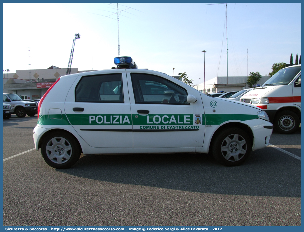 -
Polizia Locale
Comune di Castrezzato
Fiat Punto III serie
Allestitore OVT S.r.l.
Parole chiave: Polizia;Locale;Municipale;Breno;Castenedolo;Fiat;Punto;III serie;OVT;O.V.T.