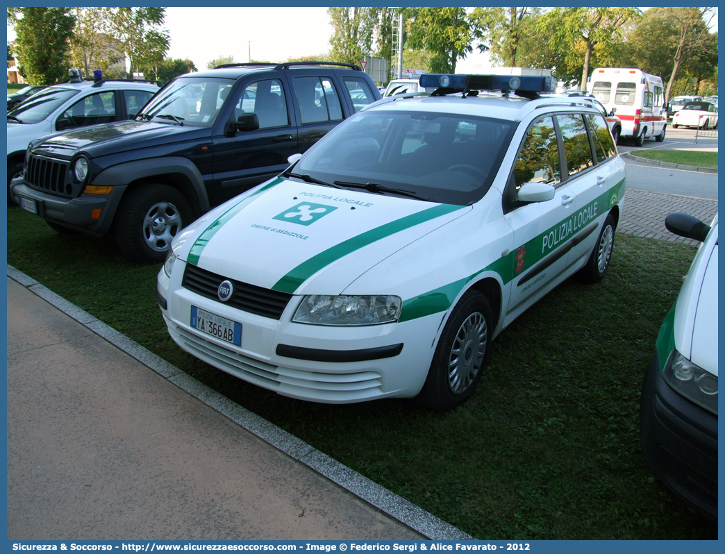 Polizia Locale YA366AB
Polizia Locale
Comune di Bedizzole
Fiat Stilo Multiwagon I serie
Parole chiave: Polizia;Locale;Municipale;Sirmione;Fiat;Stilo;Multiwagon;I serie