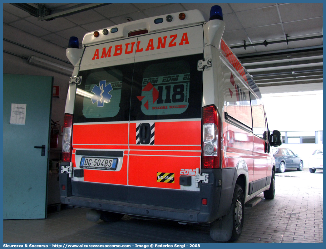 BO 0642
118 Bologna Soccorso
Fiat Ducato III serie
Allestitore EDM S.r.l.
Parole chiave: 118;Bologna;Soccorso;Ambulanza;Autoambulanza;Fiat;Ducato;X250;X 250;EDM;E.D.M.