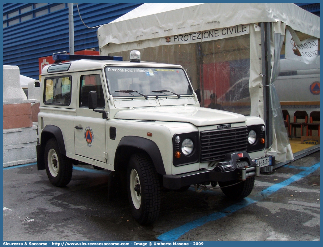 -
Polizia Municipale
Comune di Genova
Nucleo Protezione Civile
Land Rover Defender 90
Parole chiave: Polizia;Locale;Municipale;Genova;Land Rover;Defender;90;Protezione;Civile