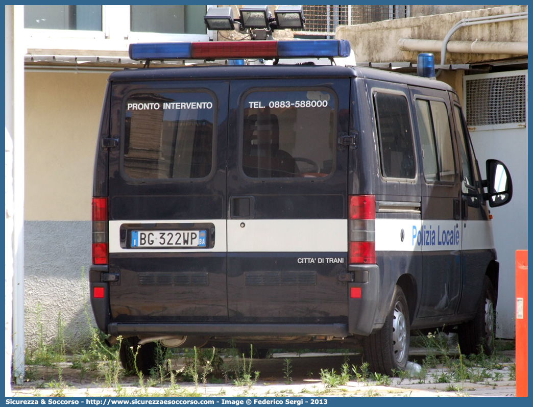 -
Polizia Locale
Comune di Trani
Fiat Ducato II serie
Parole chiave: Polizia;Locale;Municipale;Trani;Fiat;Ducato