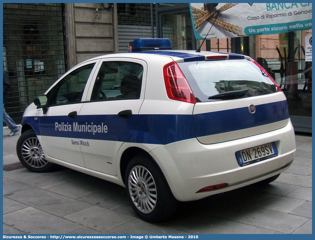 -
Polizia Municipale
Comune di Serra Riccò
Fiat Grande Punto
Parole chiave: Polizia;Locale;Municipale;Serra Riccò;Serra Ricco;Fiat;Grande Punto