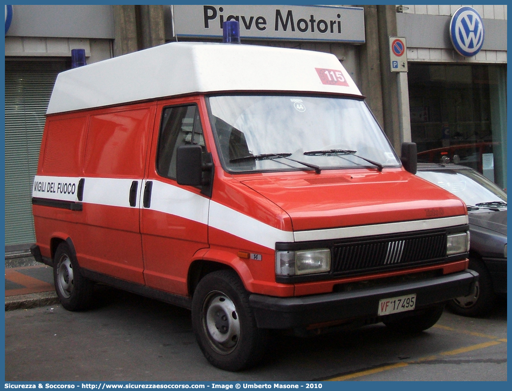 VF 17495
Corpo Nazionale Vigili del Fuoco
Fiat Ducato I serie restyling
Parole chiave: VF;V.F.;VVF;V.V.F.;Corpo;Nazionale;Vigili del Fuoco;Vigili;Fuoco;Fiat;Ducato I serie restyling;17495