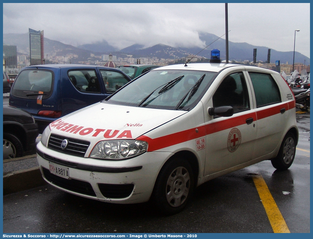 CRI A881A
Croce Rossa Italiana
Sori
Fiat Punto III serie
Parole chiave: CRI;C.R.I.;Croce Rossa Italiana;Automedica;Auto medica;Automedicalizzata;Auto medicalizzata;Fiat;Punto;Sori;A881A