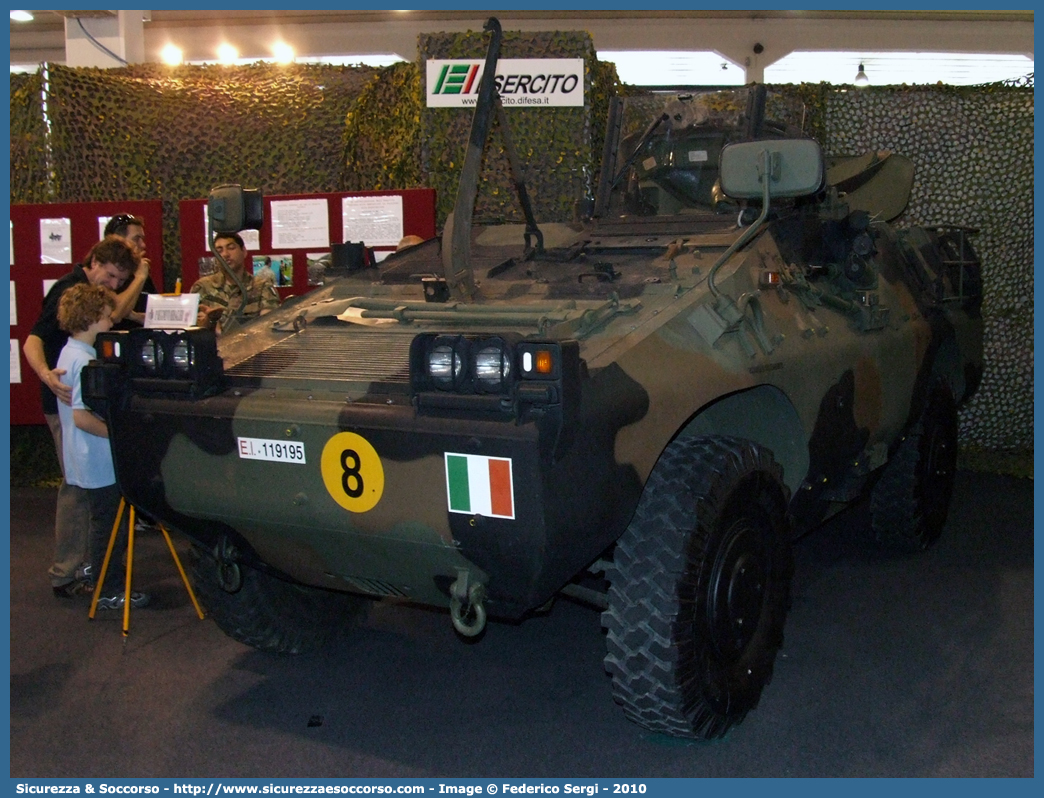 EI 119195
Esercito Italiano
Mezzi da Combattimento
Iveco Oto-Melara VBL Puma 4x4
Parole chiave: EI;E.I.;Esercito;Italiano;Mezzi;da;Combattimento;Iveco;Oto;Melara;VBL;Puma