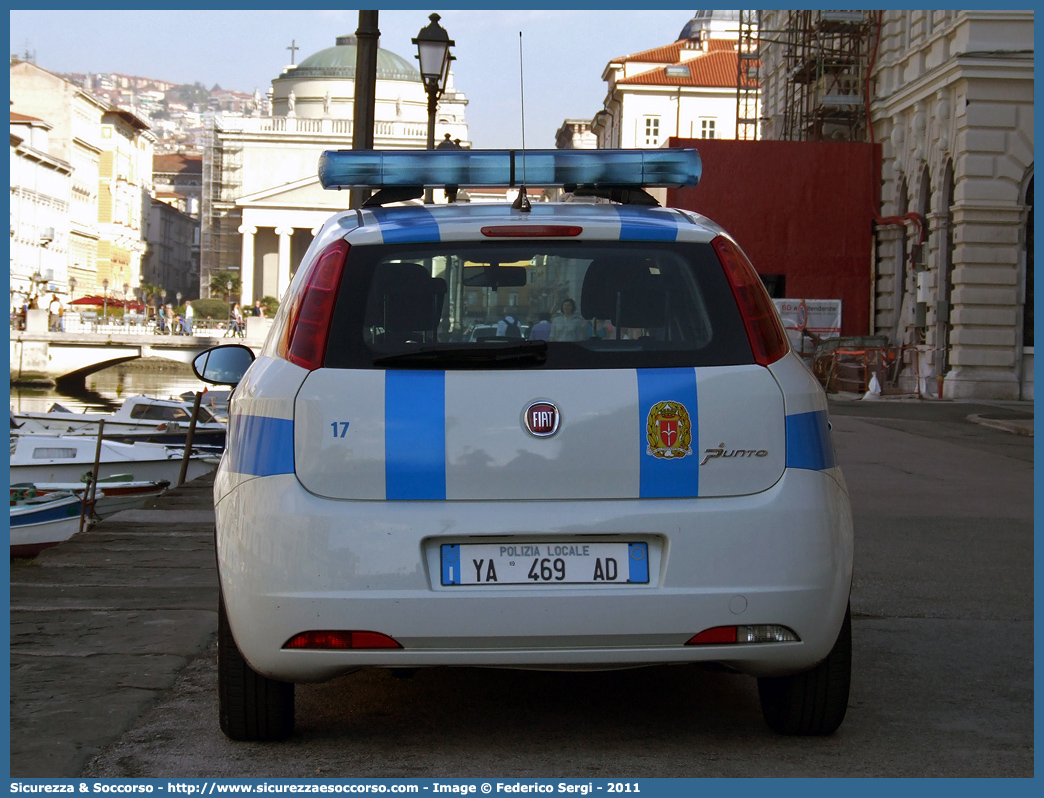 Polizia Locale YA469AD
Polizia Locale
Comune di Trieste
Fiat Grande Punto
Parole chiave: PL;P.L.;Polizia;Municipale;Locale;Trieste;Fiat;Grande Punto