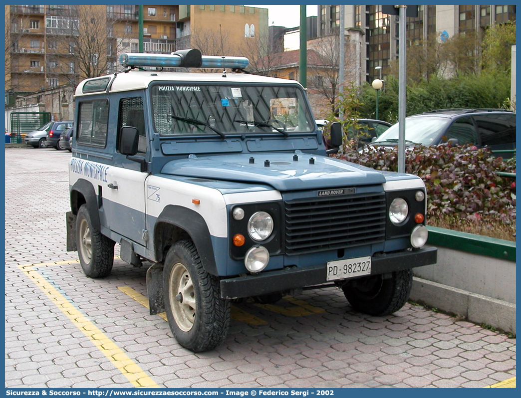 -
Polizia Municipale
Comune di Padova
Land Rover Defender 90
Parole chiave: Polizia;Locale;Municipale;Padova;Land Rover;Defender;90