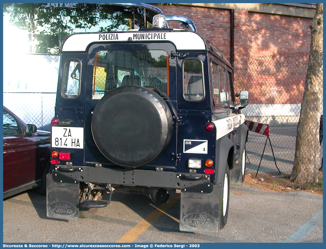 -
Polizia Municipale
Comune di Este
Land Rover Defender 90
Parole chiave: PL;P.L.;Polizia;Locale;Municipale;Este;Land Rover;Defender;90