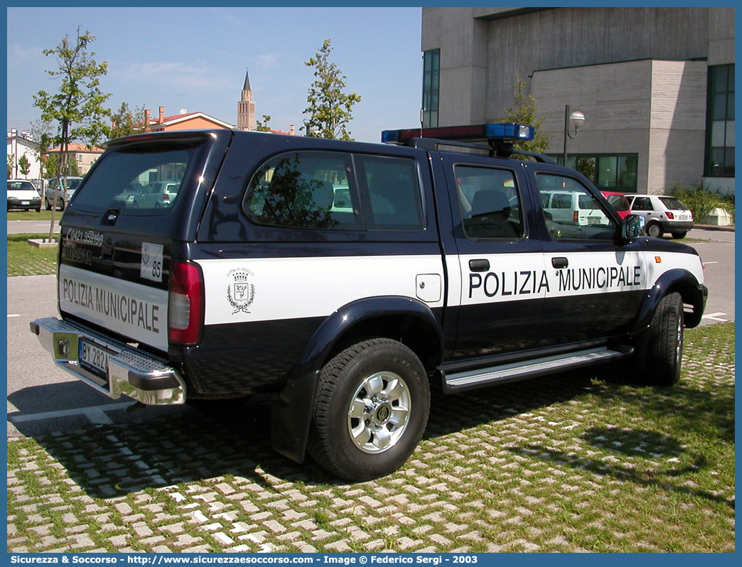 -
Polizia Municipale
Comune di Jesolo
Nissan Navara I serie
Parole chiave: PL;PM;P.L.;P.M.;Polizia;Locale;Municipale;Jesolo;Nissan;Navara