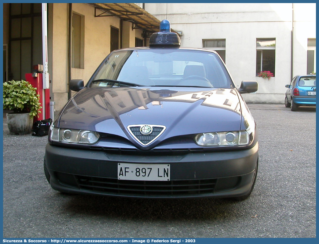 -
Polizia Municipale
Comune di Vicenza
Alfa Romeo 146
Parole chiave: Polizia;Locale;Municipale;Vicenza;Alfa Romeo;146