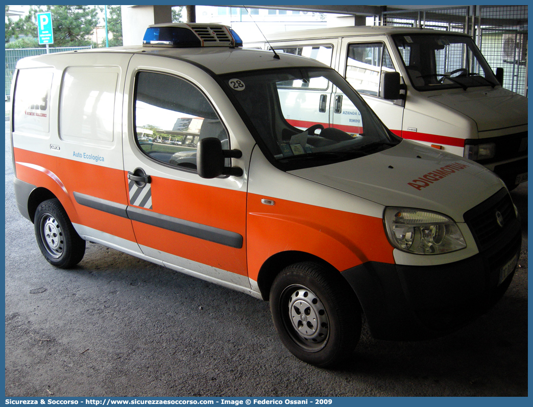 -
118 Romagna Soccorso
Ambito Territoriale di Rimini
Fiat Doblò I serie restyling
Parole chiave: 118;Romagna;Soccorso;Rimini;Automedica;Fiat;Doblò