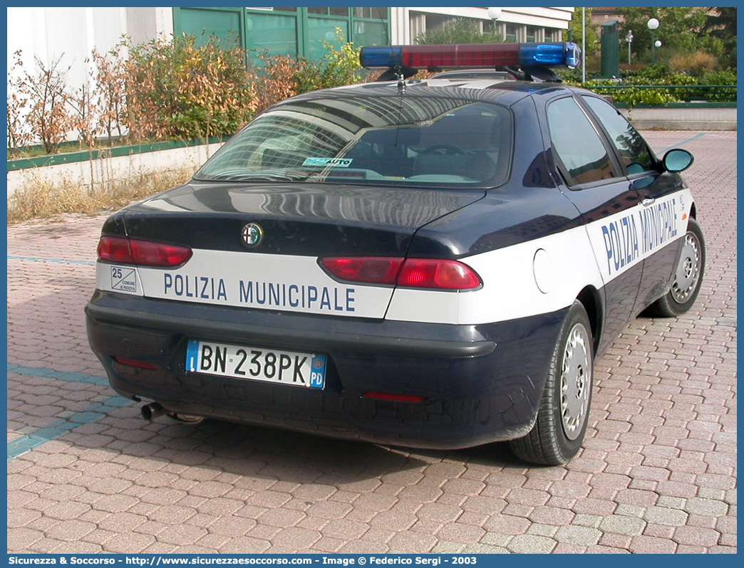 -
Polizia Municipale
Comune di Padova
Alfa Romeo 156
Parole chiave: Polizia;Locale;Municipale;Padova;Alfa Romeo;156