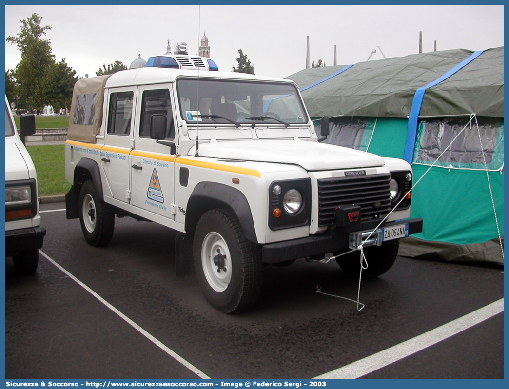 -
Protezione Civile
Comune di Solesino
Land Rover Defender 110
Parole chiave: PC;P.C.;Protezione Civile;Solesino;Land Rover;Defender 110