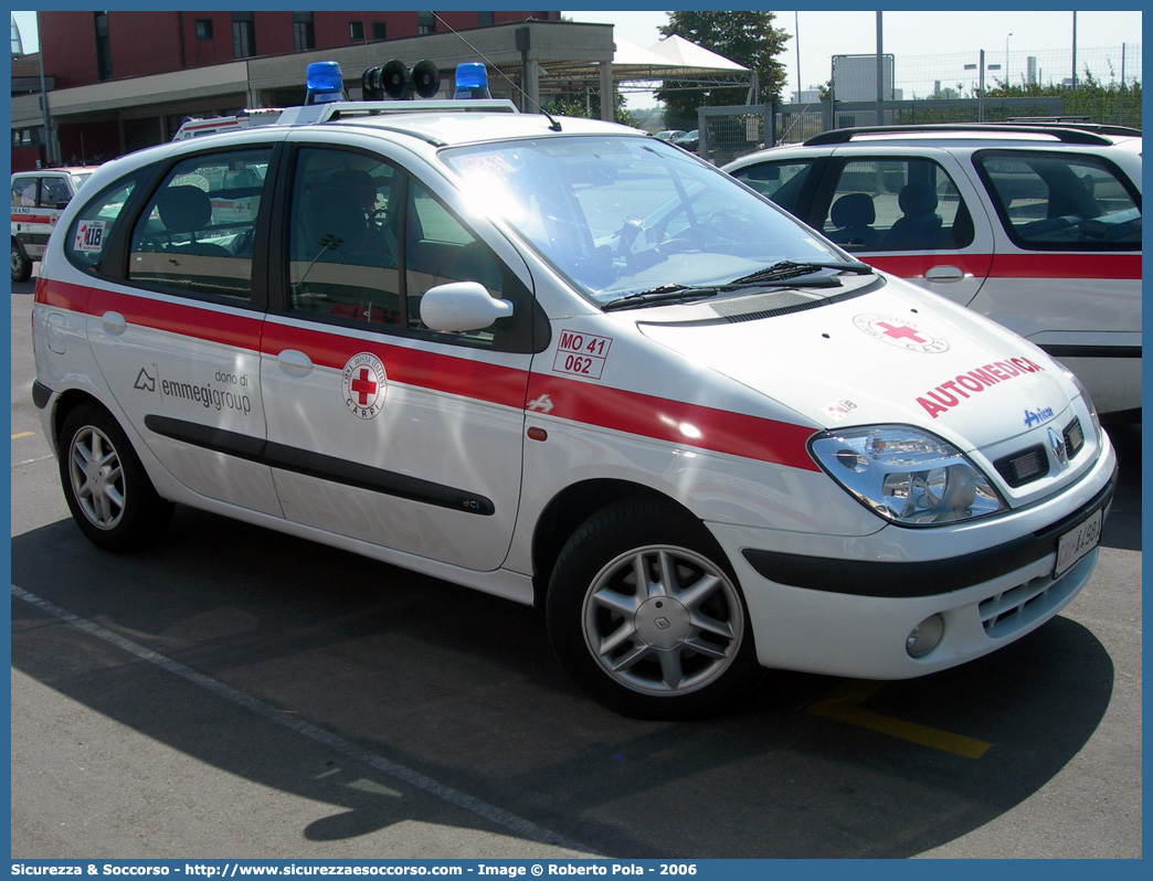 CRI A498A
Croce Rossa Italiana
Carpi
Renault Scenic I serie
Allestitore Aricar S.p.A.
Parole chiave: CRI;C.R.I.;Croce Rossa Italiana;Automedica;Auto Medica;Automedicalizzata;Auto Medicalizzata;Renault;Scenic;Carpi;A498A;Aricar